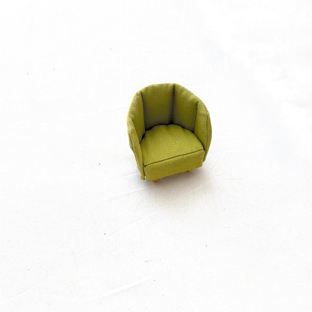 Lundby Chairs, Green Lounge Chair