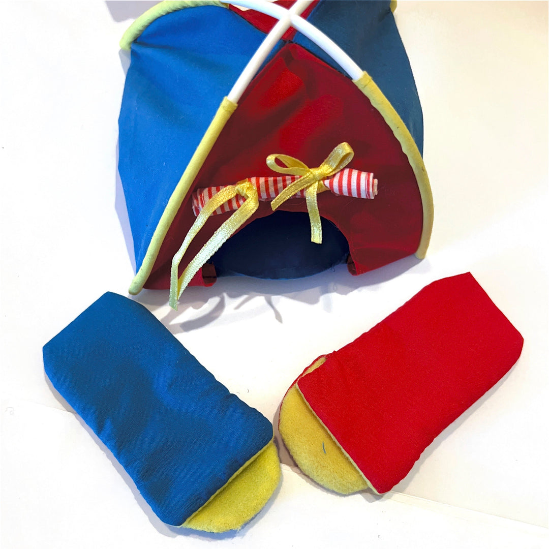 Lundby Doll House Ex-Display - Blue &amp; Red Tent Set