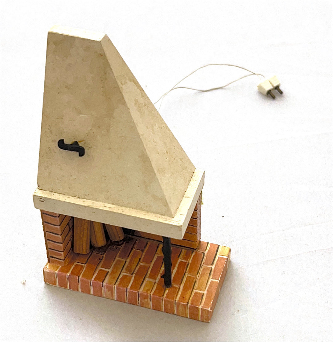 Lundby Doll House Ex-Display - Corner Vintage Fireplace