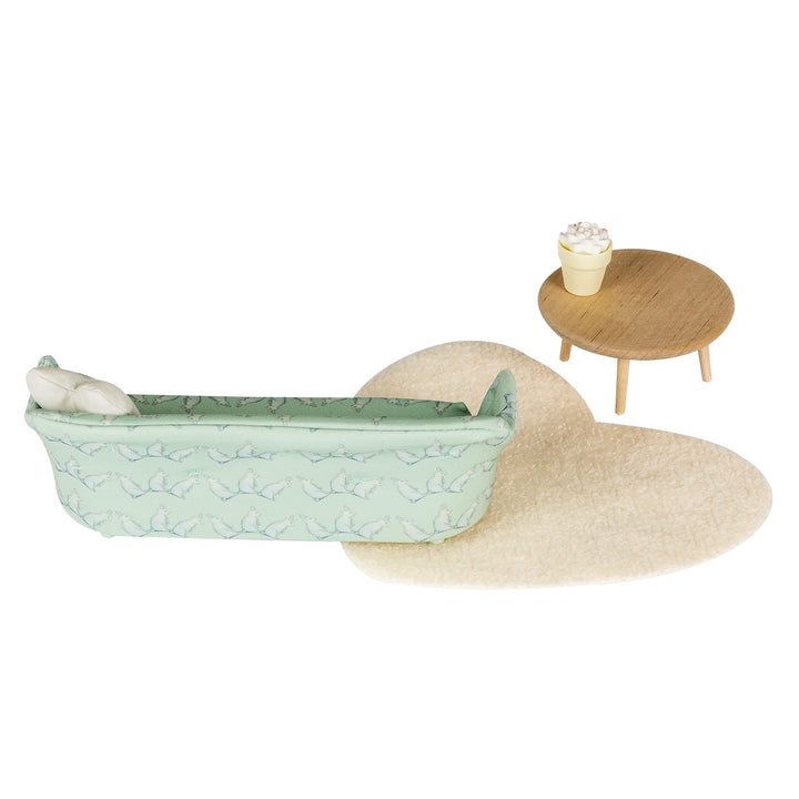 Lundby Doll House Furniture - Lounge &amp; Coffee Table Set