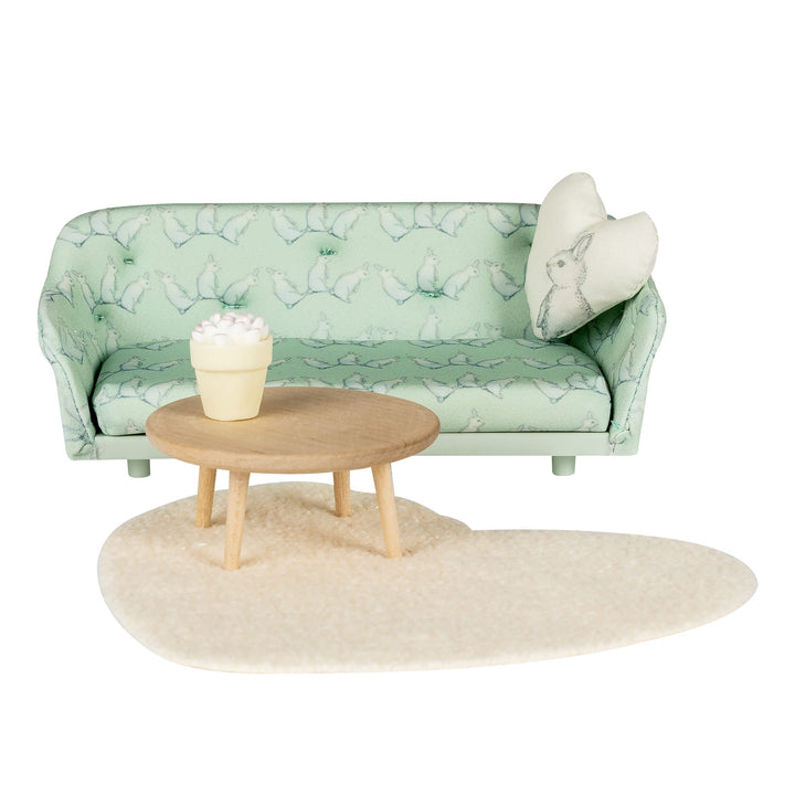 Lundby Doll House Furniture - Lounge &amp; Coffee Table Set