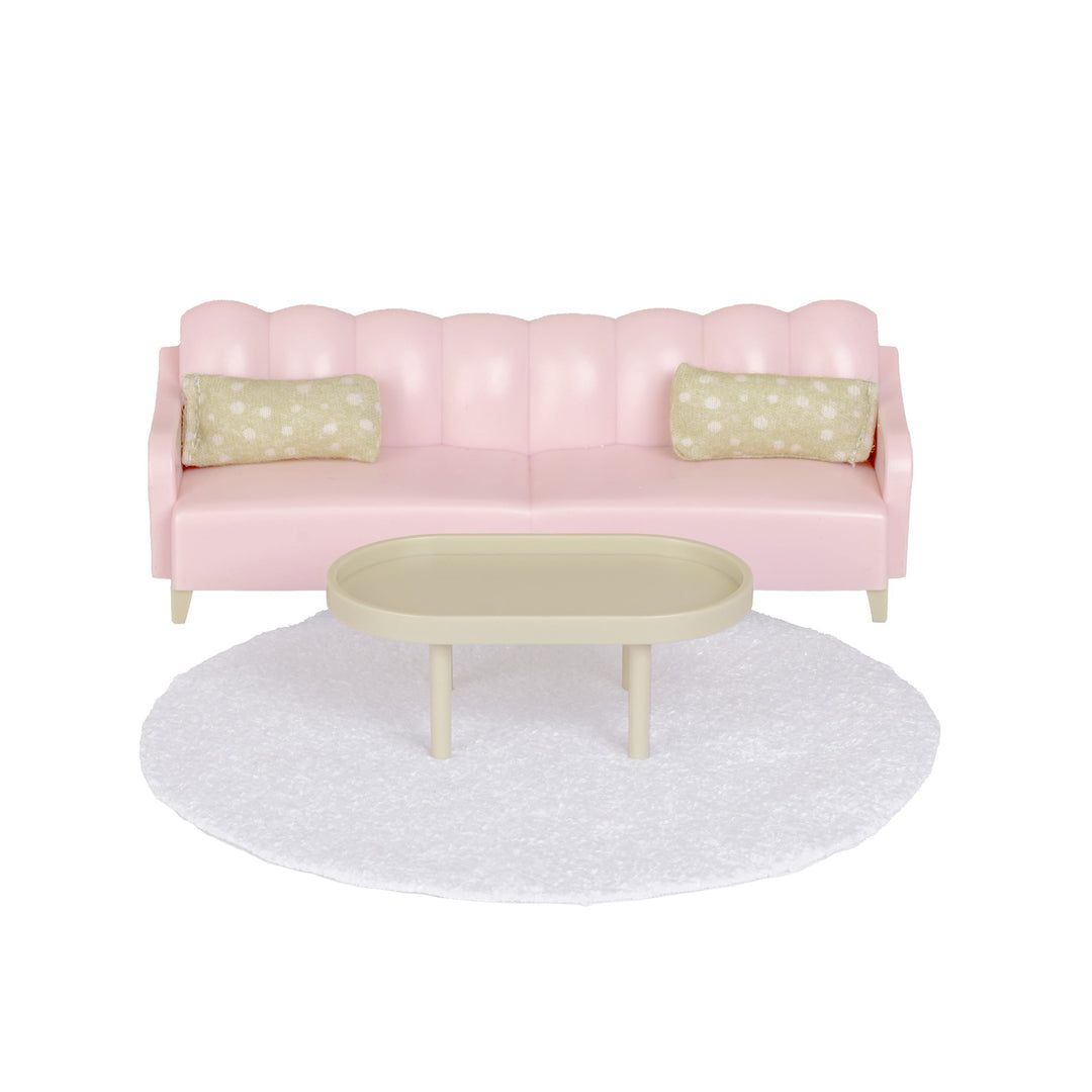 Lundby Doll House Furniture - Basic Living Room Set