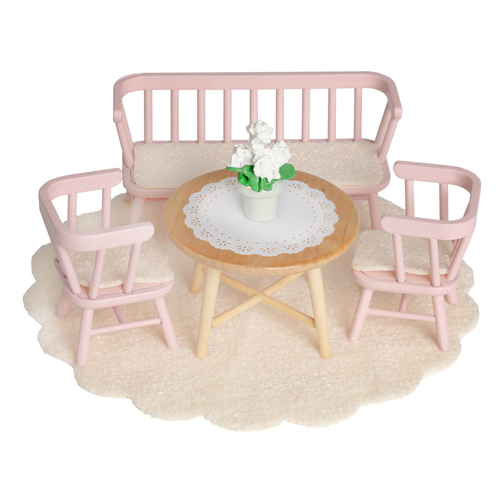 Lundby Doll House Furniture - Dining Room Furniture Set, 4 pcs