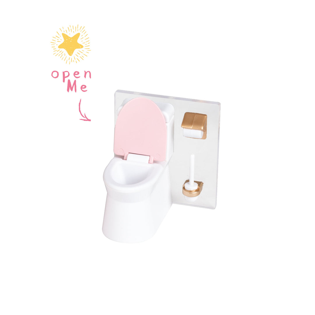 Lundby Doll House Furniture - Bathroom Washbasin &amp; Toilet Set