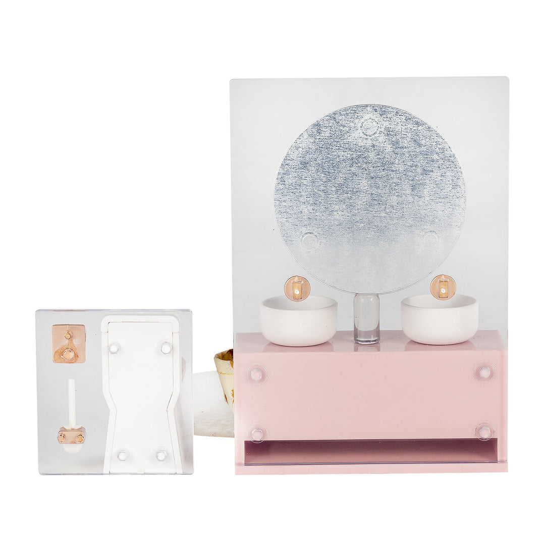 Lundby Doll House Furniture - Bathroom Washbasin &amp; Toilet Set