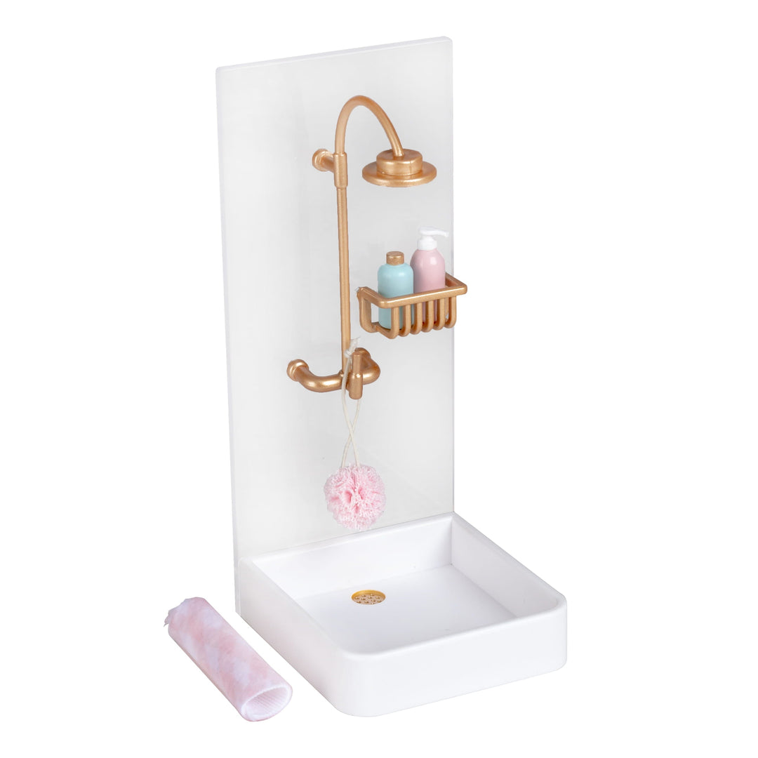 Lundby Doll House Furniture - Bathroom Shower Set