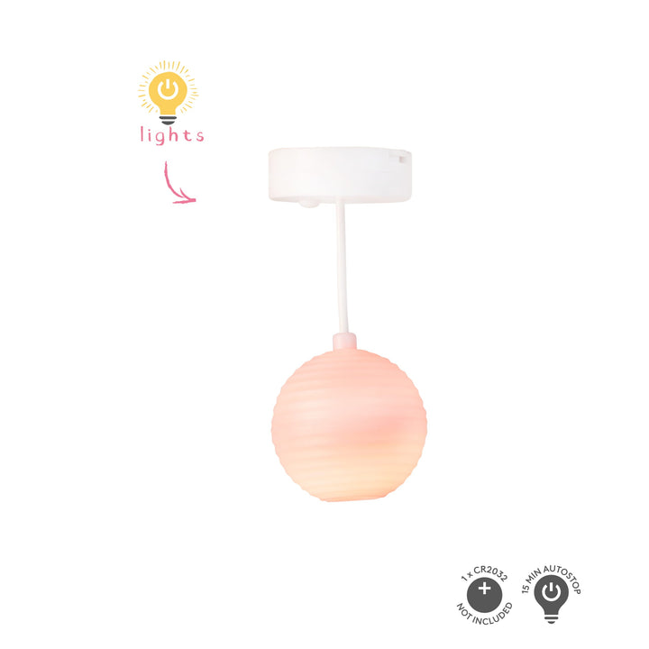 Lundby Doll House Accessories - Round Chinese Ceiling Lamps, 2 pcs
