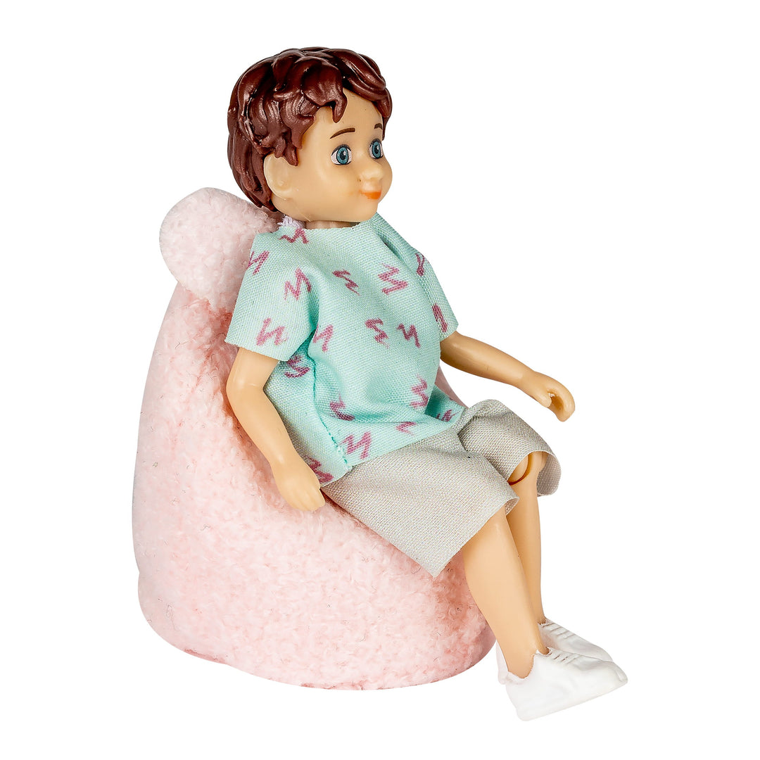 Lundby Doll House Accessories - Star Ceiling Lamp &amp; Beanbag Set