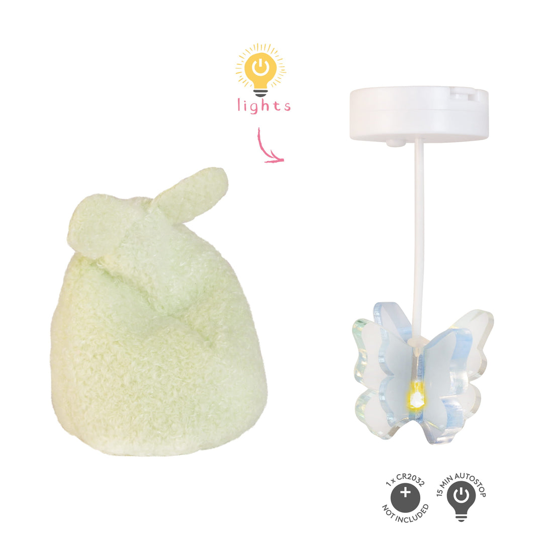 Lundby Doll House Accessories - Butterfly Lamp &amp; Beanbag Set