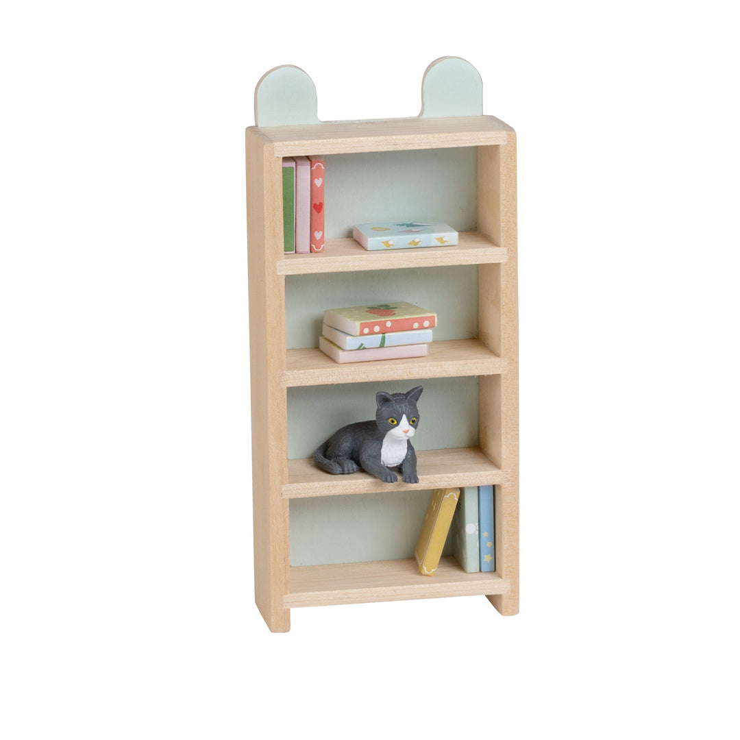 Lundby Doll House Furniture - Bookcase &amp; Accessories Set