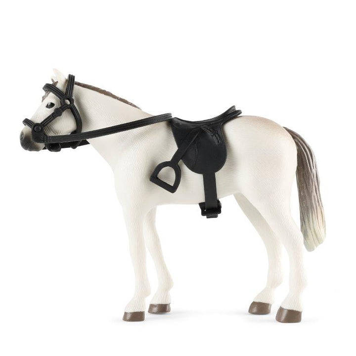 Lundby Girl and Horse with Riding Tackle