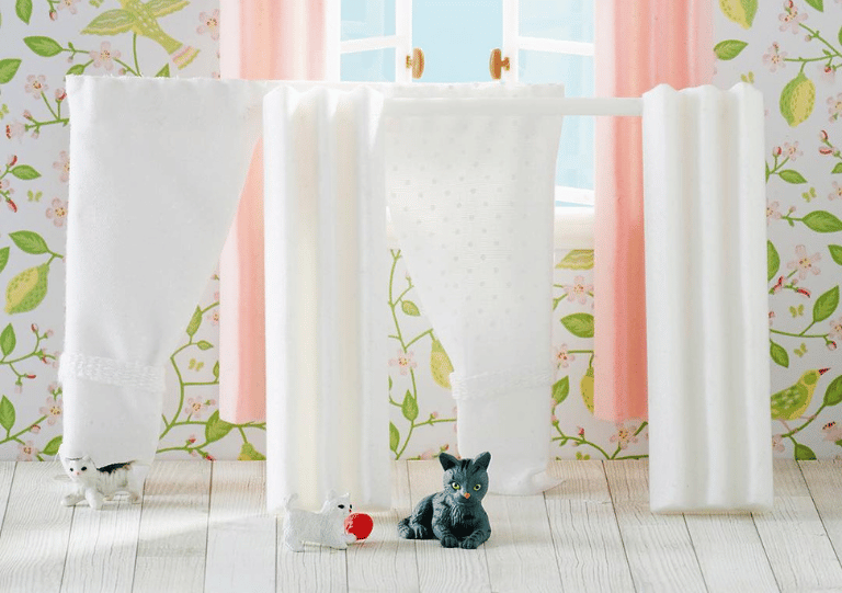 Lundby Dolls House Ex-Display - Modern Curtains