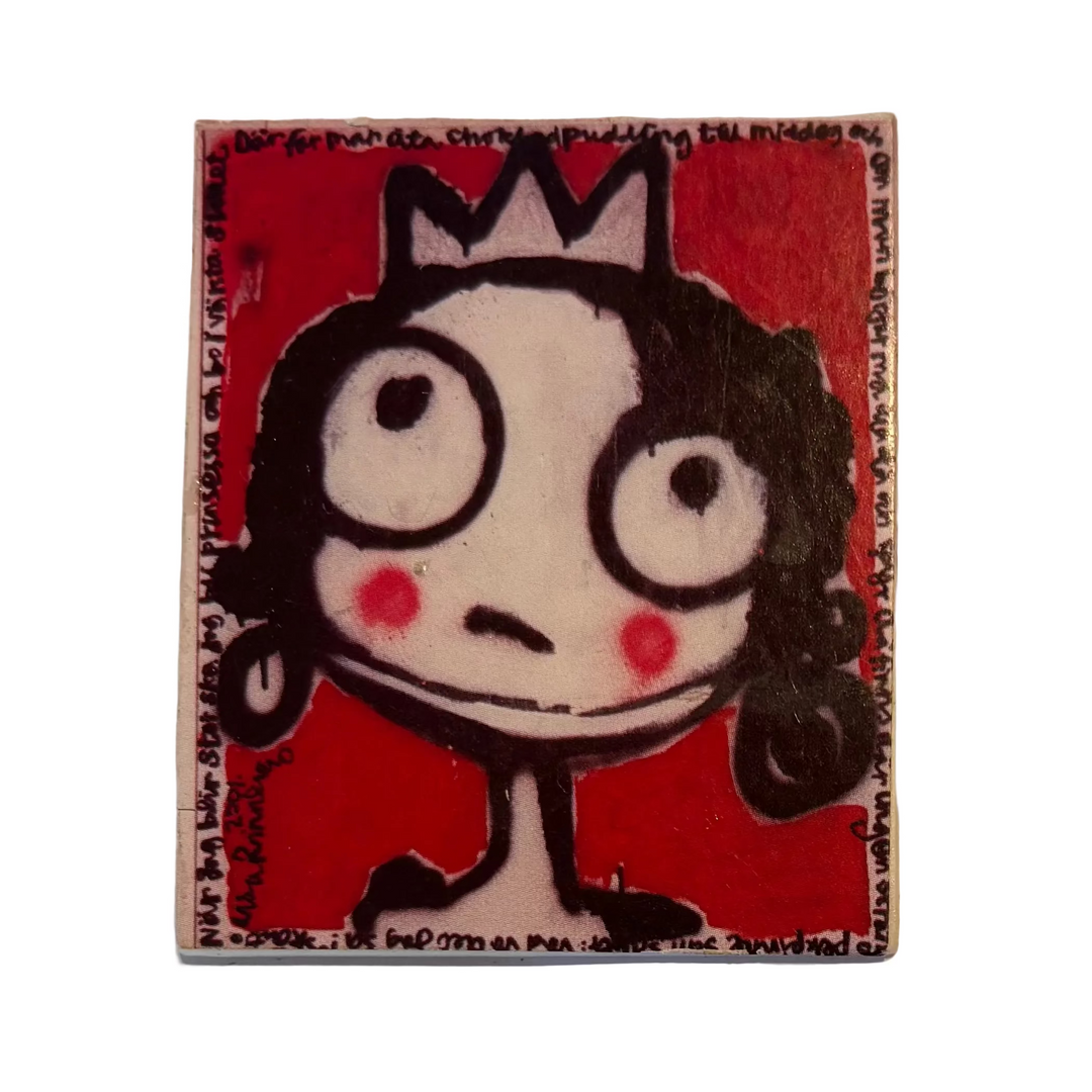 Lundby Ex-Display - Red Doll With Crown Artwork/ Painting
