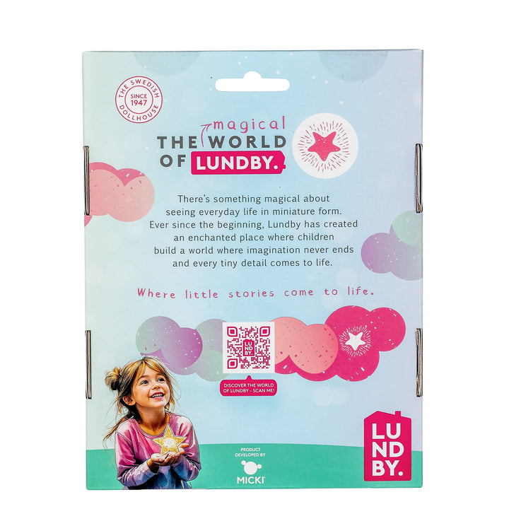 Lundby Doll House Accessories - Baby Pram &amp; Teddy Set