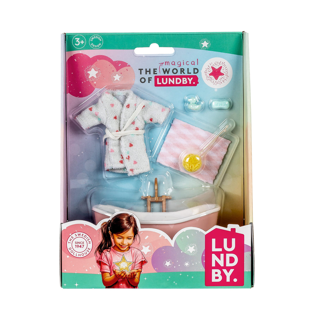 Lundby Doll House Furniture - Bathroom Bath Set