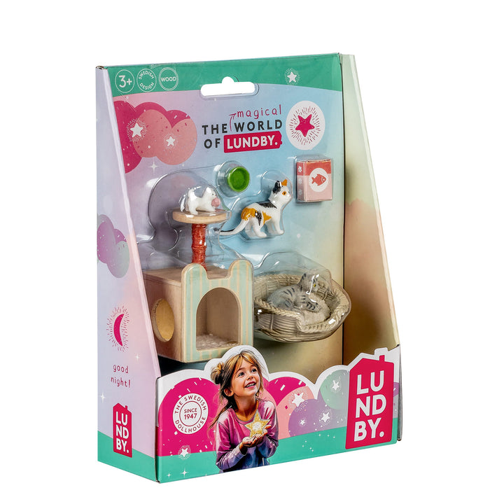 Lundby Doll House Dolls - Cat Pet Set