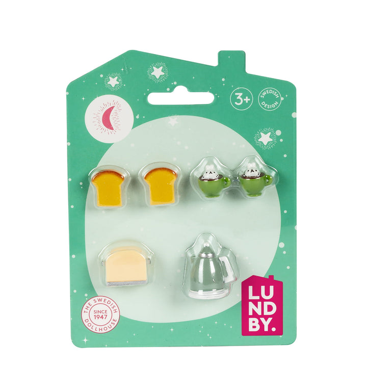 Lundby Doll House Accessories - Toast &amp; Tea Set