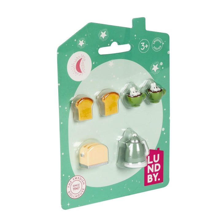 Lundby Doll House Accessories - Toast &amp; Tea Set