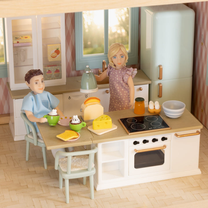 Lundby Doll House Furniture - Kitchen Basin with Display Cabinet