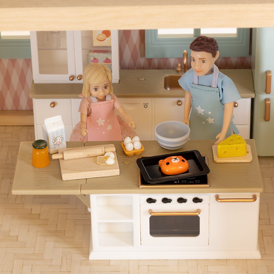 Lundby Doll House Furniture - Kitchen Basin with Display Cabinet