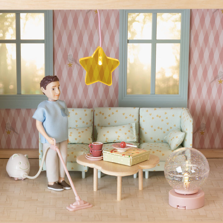 Lundby Doll House Accessories - Spotlights &amp; Floor Lamp, 2 pcs