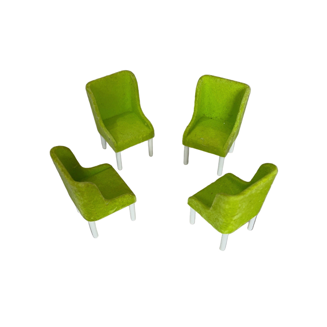 Lundby Doll House Ex-Display - Dining Chairs Green