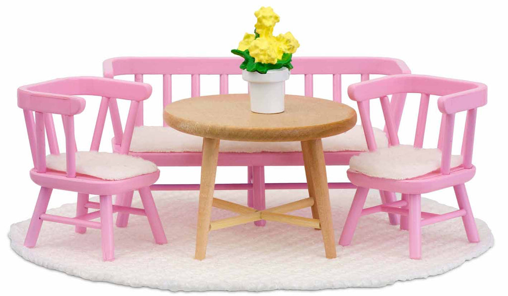 Lundby Dolls House - Kitchen Furniture Set, Pink