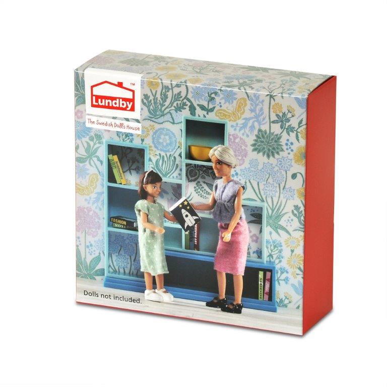 Lundby Bookshelf Set
