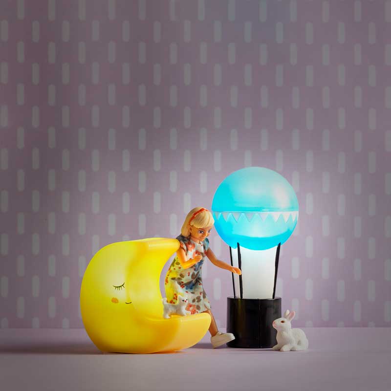 Lundby Dolls House - Moon and Sun Battery Operated Lamp Set - Button Battery Operated