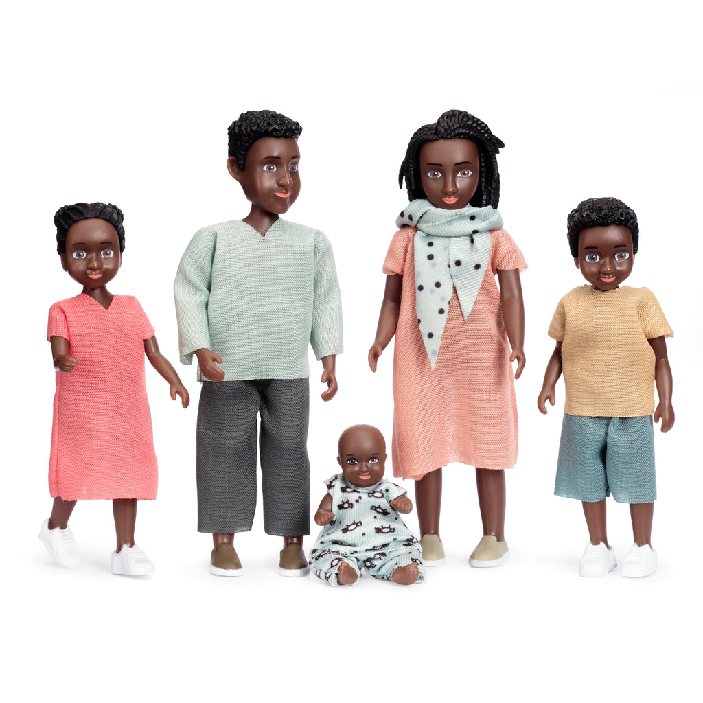 Lundby Dolls House - Billie Family Doll Set, 5 pcs