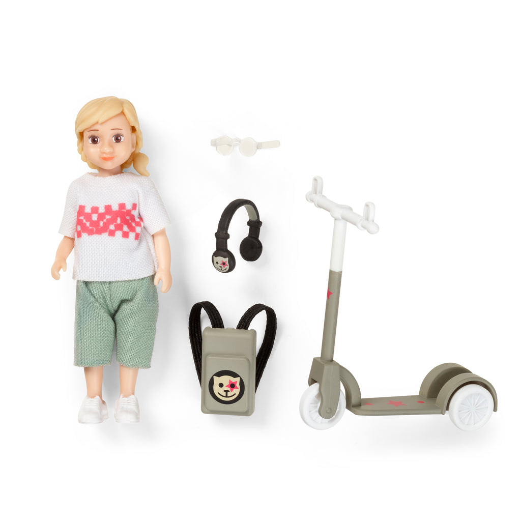 Lundby Dolls House - Doll with Scooter