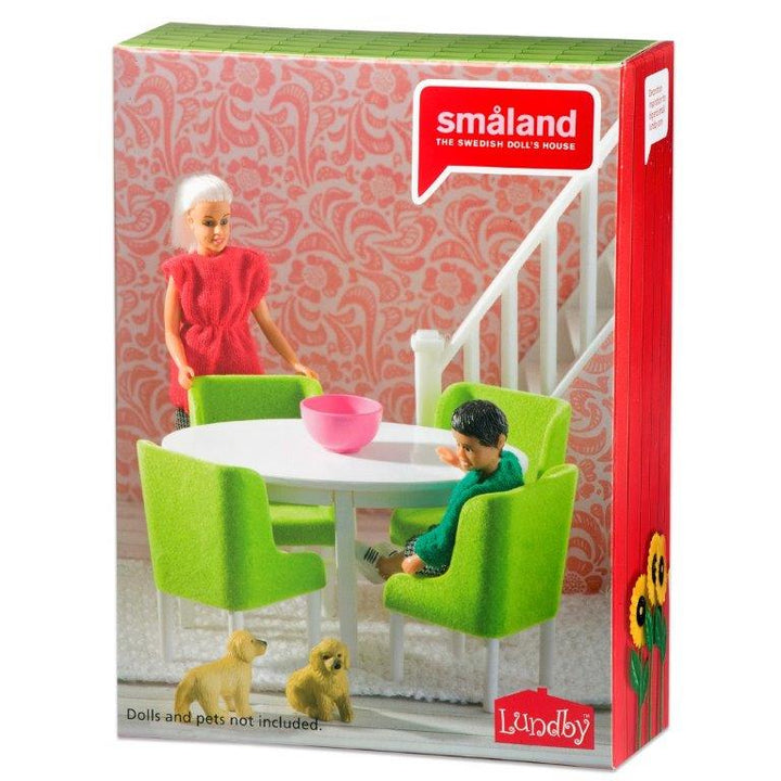 Lundby Smaland Dining Room Set, Green