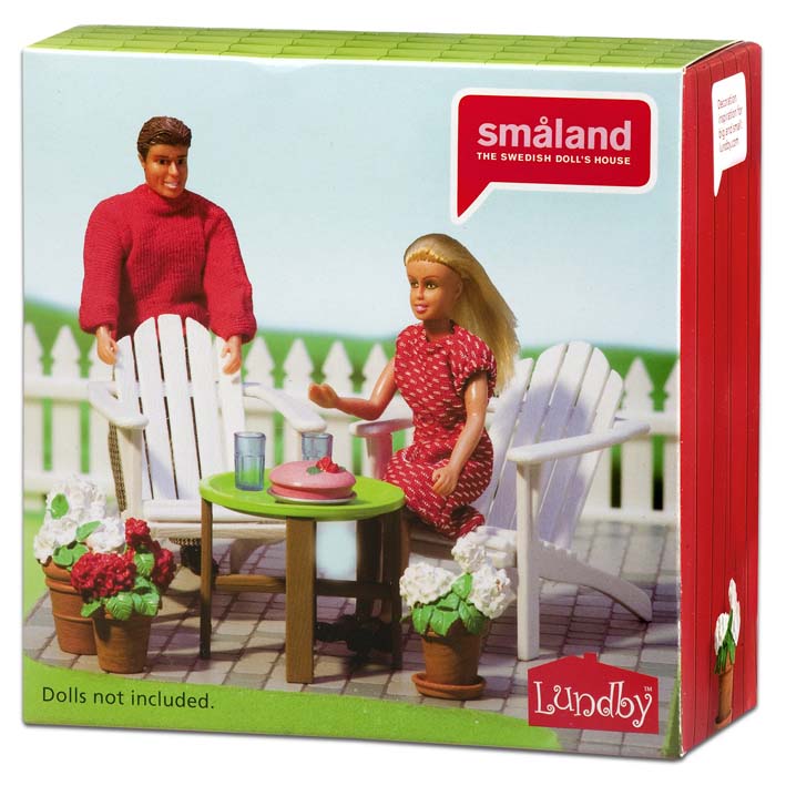 Lundby Smaland Garden Furniture Set