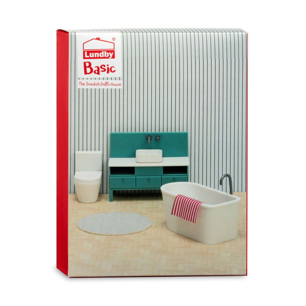 Lundby Dolls House - Basic Bathroom Set