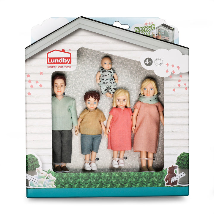 Lundby Charlie Family Doll Set