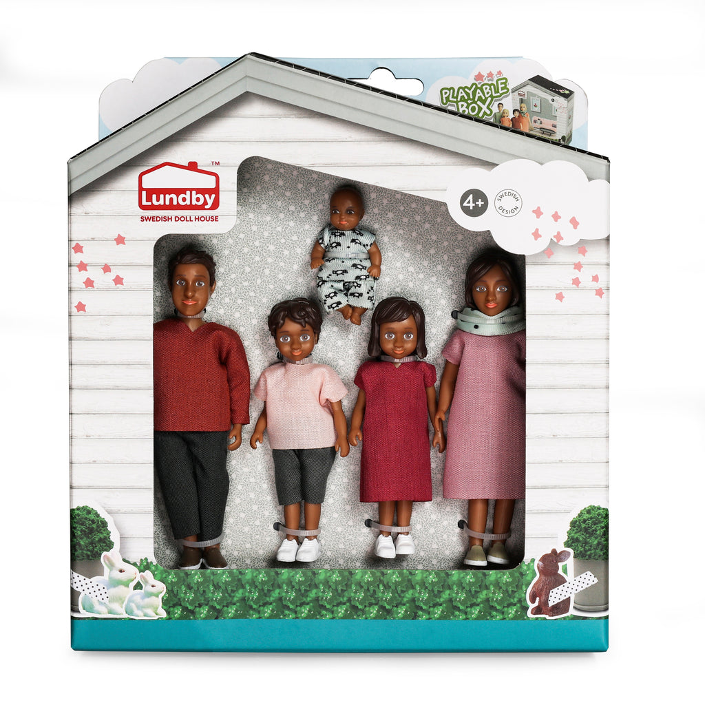 Lundby Dolls House - Nikki Famiy Doll Set, 5 pcs