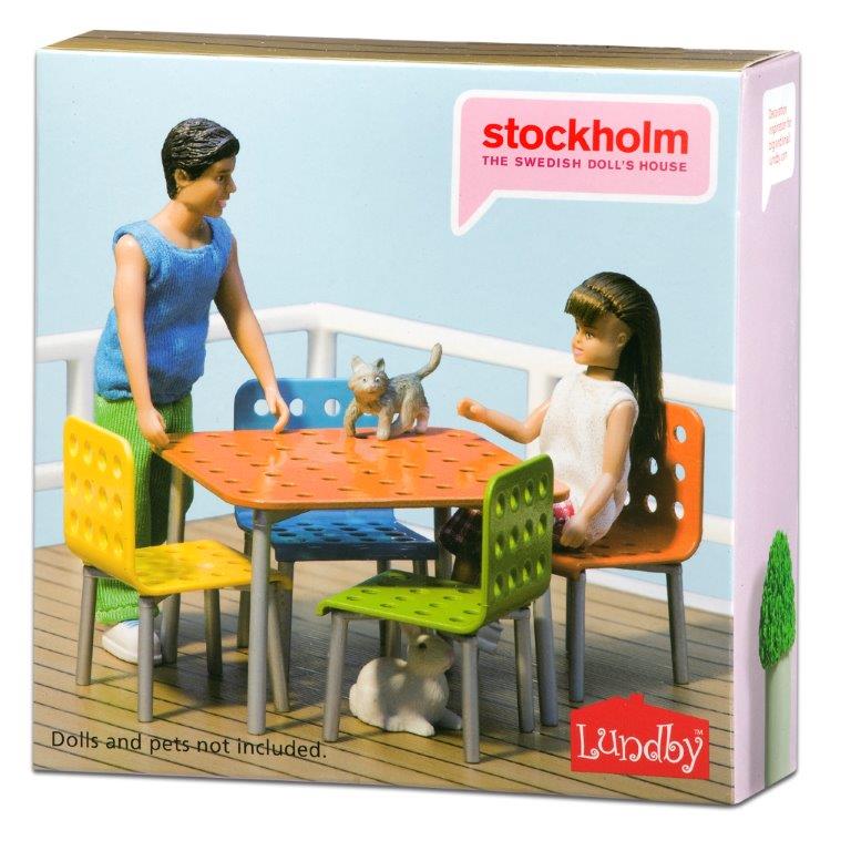 Lundby Stockholm Terrace Furniture Set